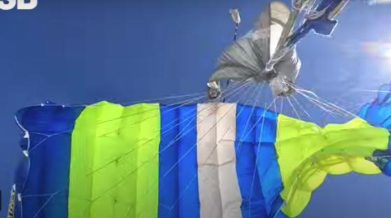 Paracaidista/video de la ATSB