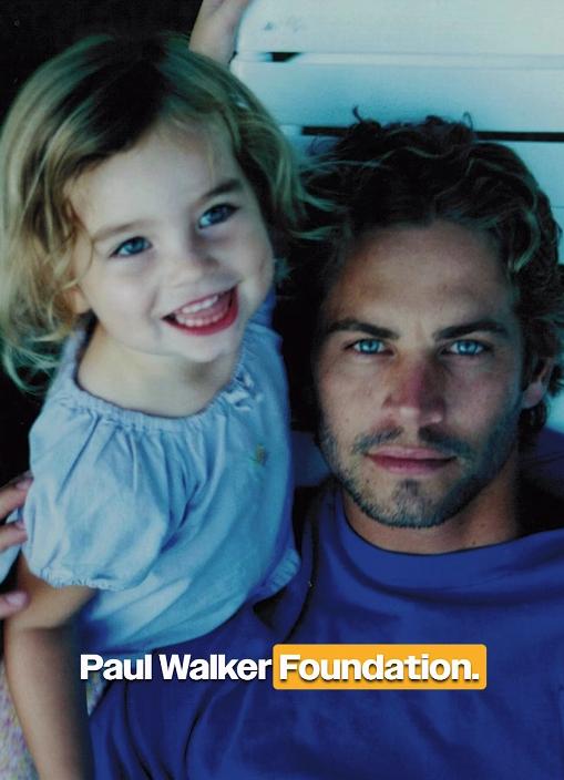 Paul Walker y su hija/Instagram
