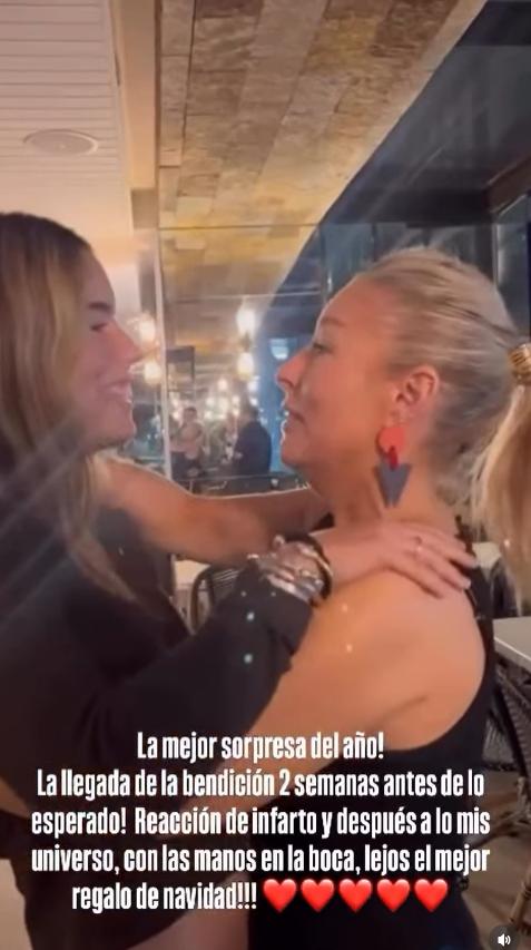 Hija de Jorge Zabaleta junto a su madre, Francisca Allende | Instagram