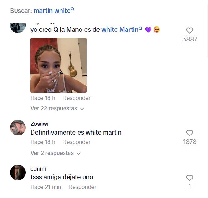 Comentarios en el video de Katteyes - Tiktok