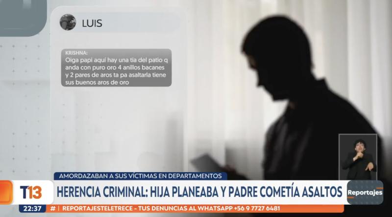 Padre e hija robaban en conjunto.