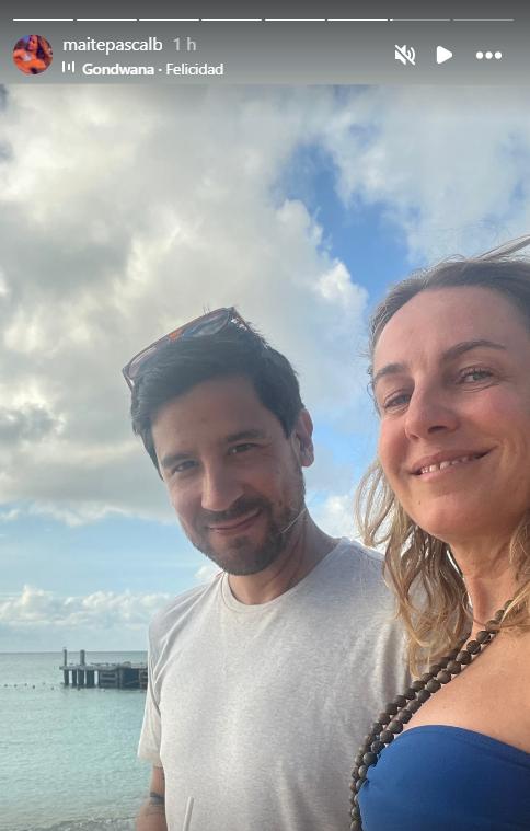 Maite Pascal junto a su nueva pareja - Instagram