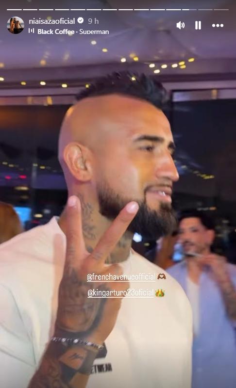Camilo Huerta y Arturo Vidal estuvieron en el mismo evento - Instagram