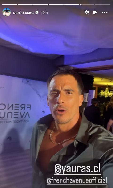 Camilo Huerta y Arturo Vidal estuvieron en el mismo evento - Instagram