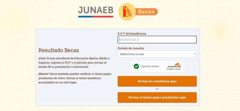 Revisa con tu RUT si tienes pagos por cobrar de Junaeb