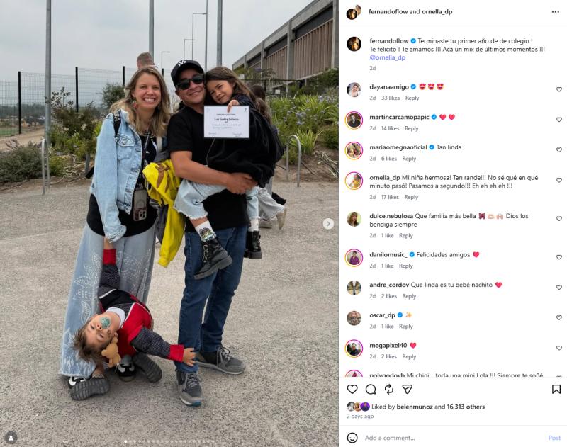 Fernando Godoy muestra lo grande que está su hija | Instagram