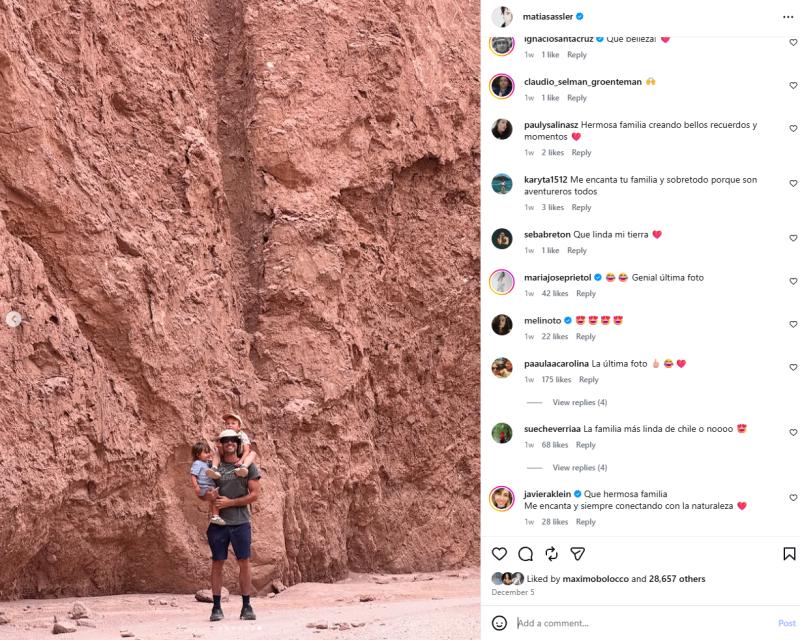 Matías Assler y sus hijos | Instagram
