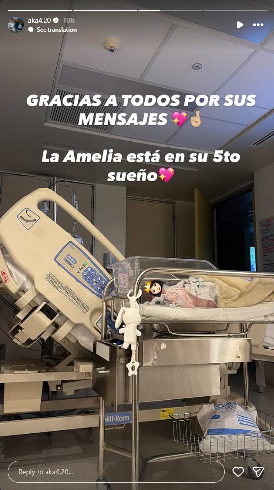 Novio de Ignacia Antonia y su hija | Instagram