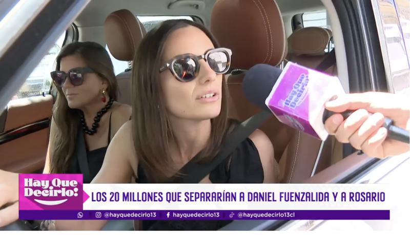 Pamela Díaz se cansó del tema Rosario Bravo y Daniel Fuenzalida.