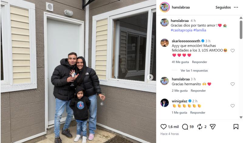 Hermano de Skarleth Labra sorprendió con linda noticia - Instagram