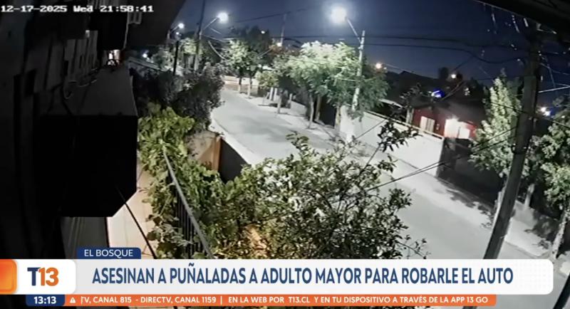 Brutal asesinato de adulto mayor en El Bosque.