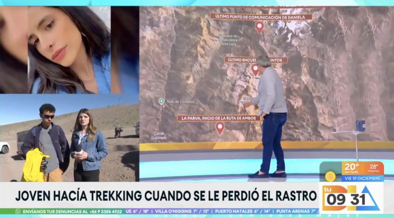 Sigue la búsqueda de Daniela Sáez en Farellones.