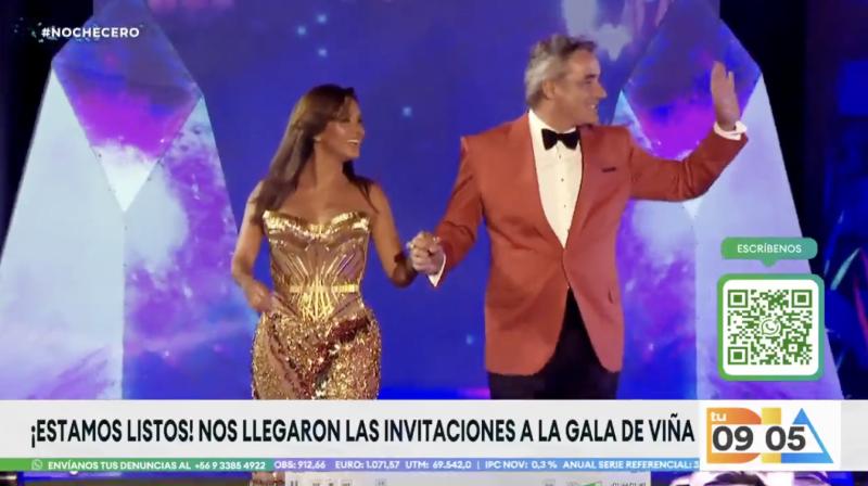 Priscilla Vargas cuenta detalle de su vestido en Gala de Viña.