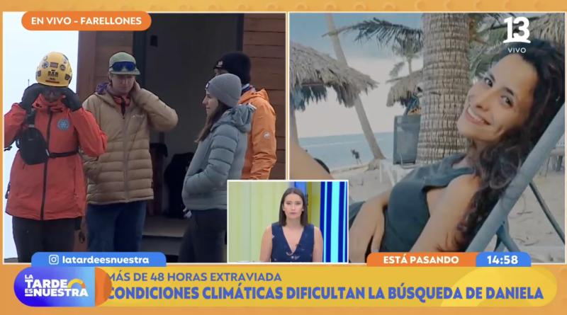 Daniela Sáez, joven desaparecida en Farellones.