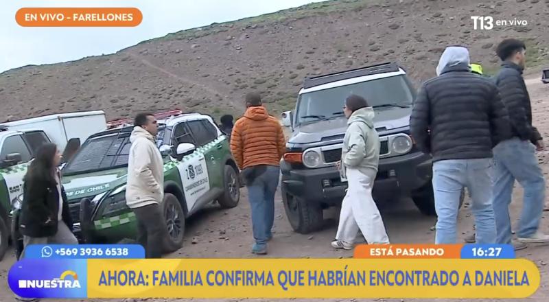 Hallan con vida a Daniela Sáez, joven desaparecida en Farellones.
