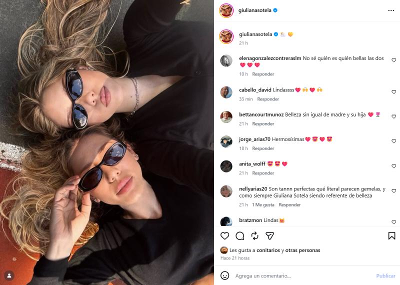 Giuliana Sotela junto a su hija Constanza Ríos - Instagram