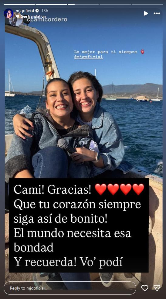 María José Quintanilla | Instagram