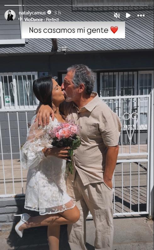 Mario Salas contrajo matrimonio con Nathalie Pizarro - Instagram