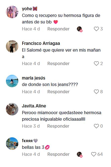 Comentarios que generó video de Salomé, ex de Cris MJ - Titkok