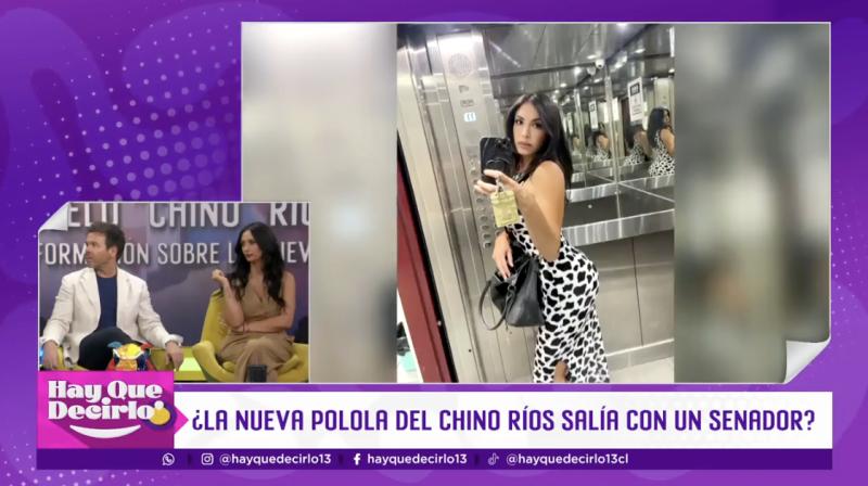 Nueva pareja de Chino Ríos habría salido con conocido senador.