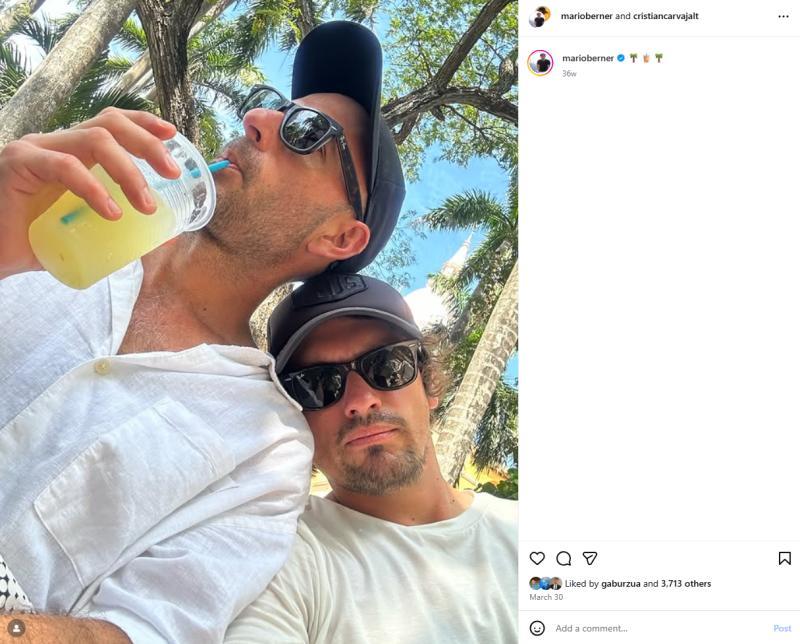 Cristián Carvajal y quién sería su pareja | Instagram