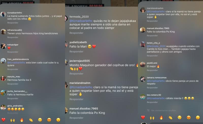 Comentarios a foto de Arturo Vidal | Instagram