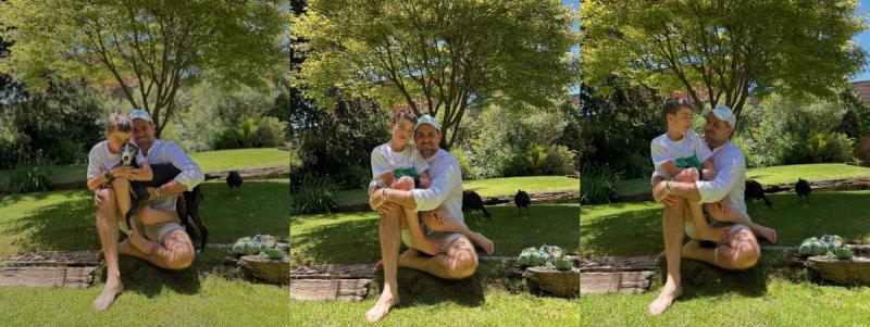 Viudo de Javiera Suárez, Cristián Arriagada y Pedrito Milagros | Instagram