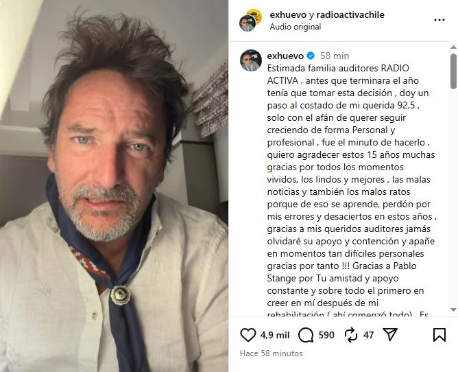 Daniel Fuenzalida | Instagram