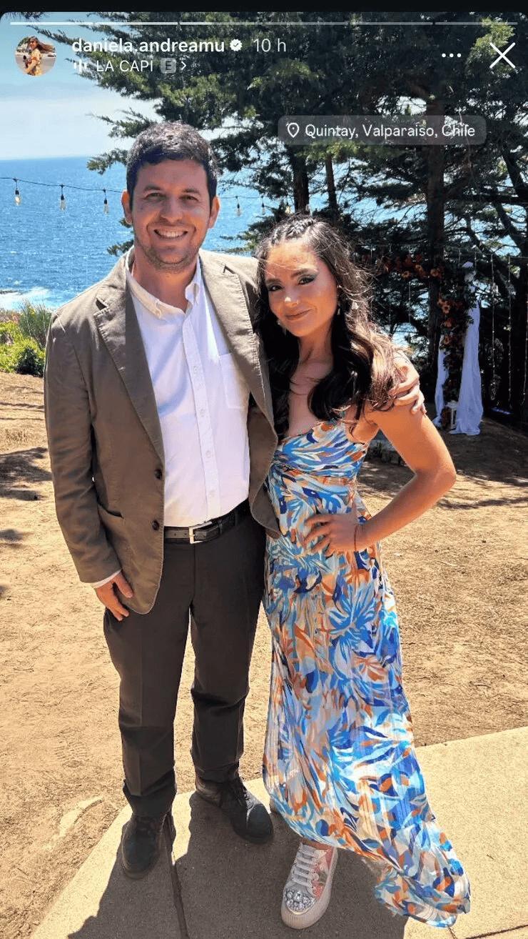 Daniela Muñoz junto a su pareja - Instagram