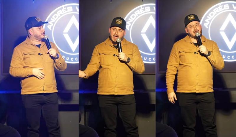 Comediante venezolano se burla de la navidad en Chile.