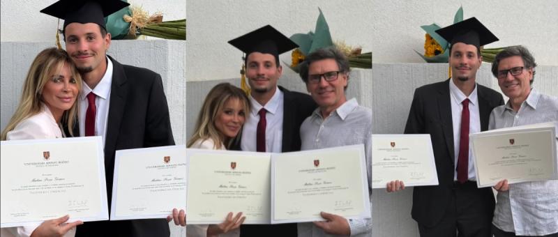 Eva Gómez, su exesposo Fernando Passe | Instagram