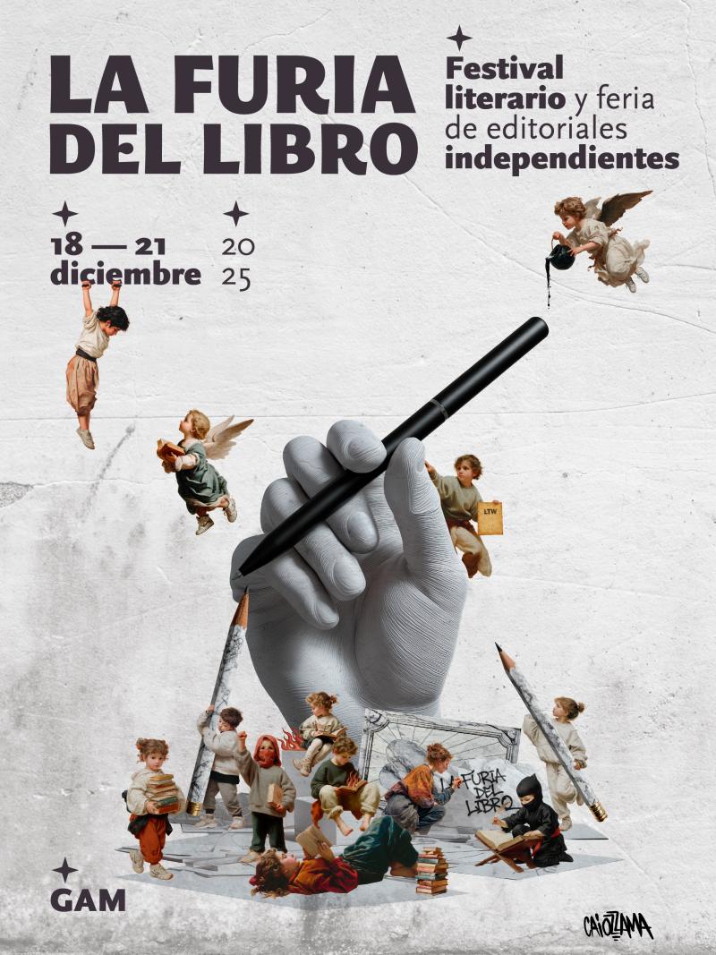 Afiche de La Furia del Libro 2025.