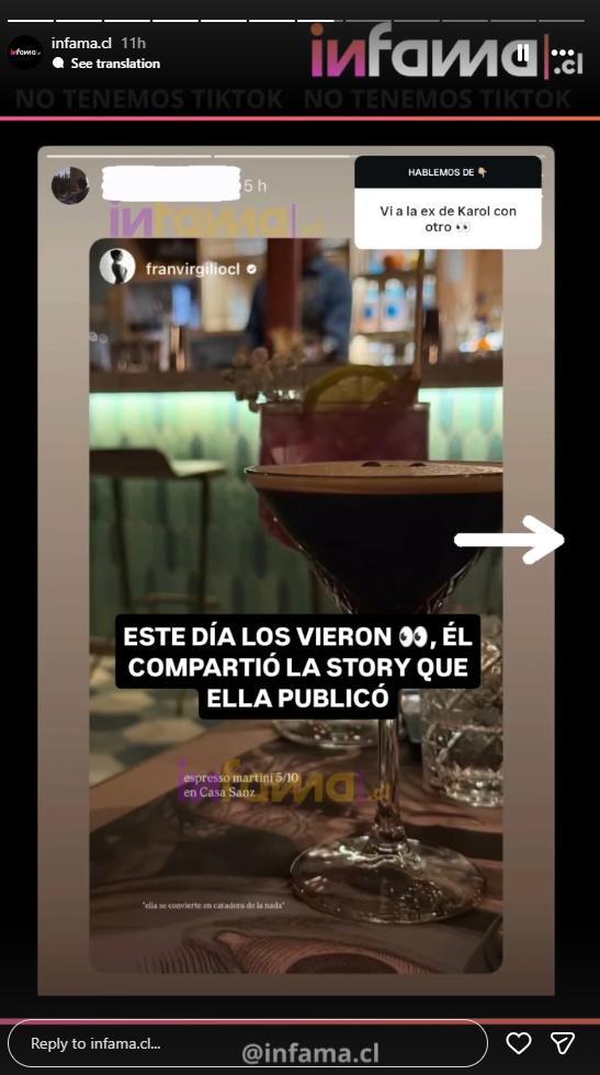 Fran Virgilio y posible nueva pareja | Instagram