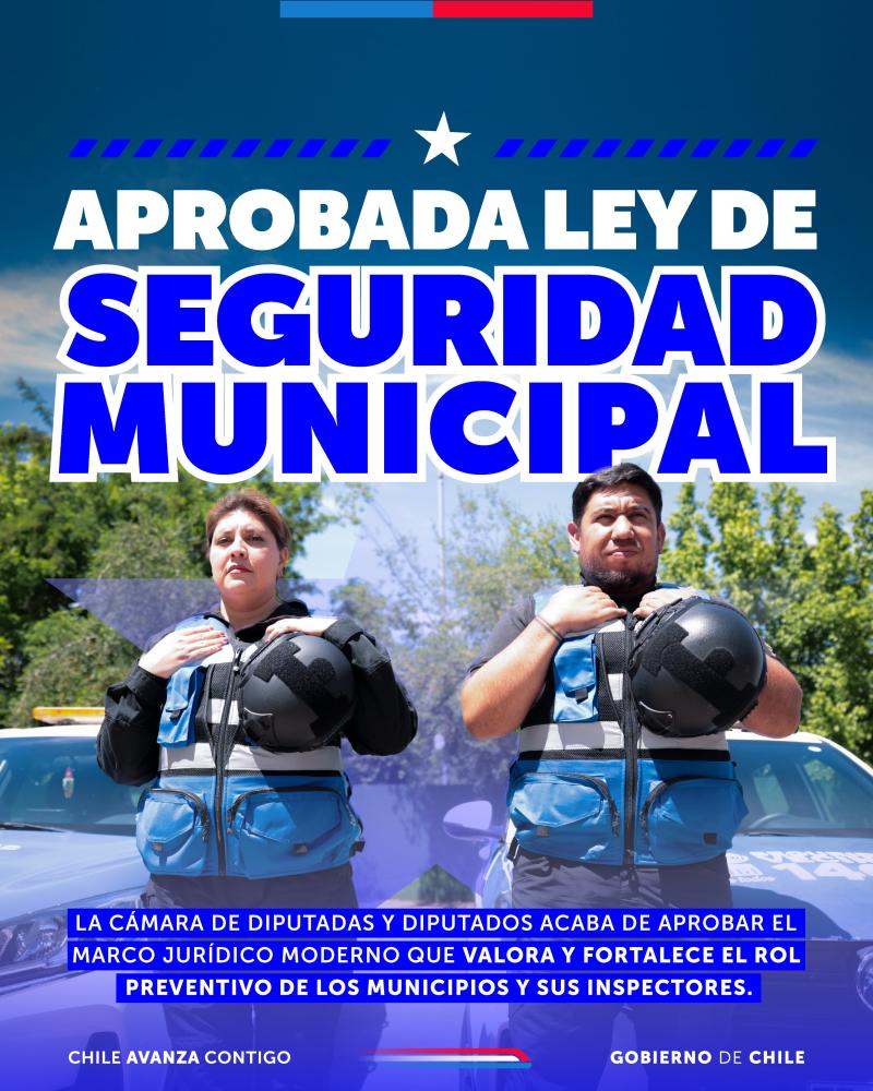 Nueva Ley de Seguridad Municipal - Gobierno de Chile