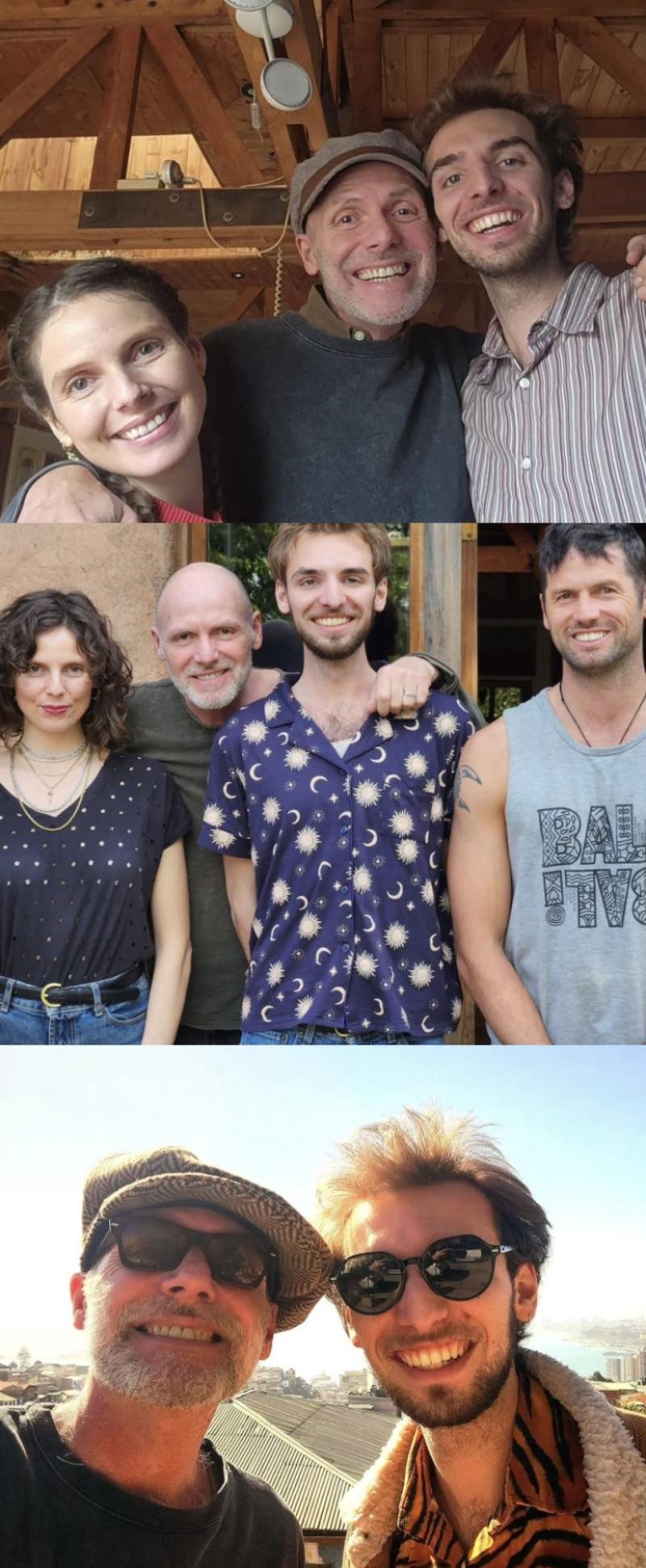 Bastián Bodenhöfer y sus hijos | Instagram