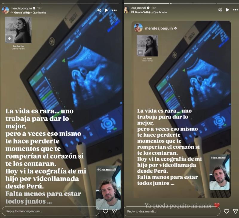 Joaquín Méndez y Mandi | Instagram