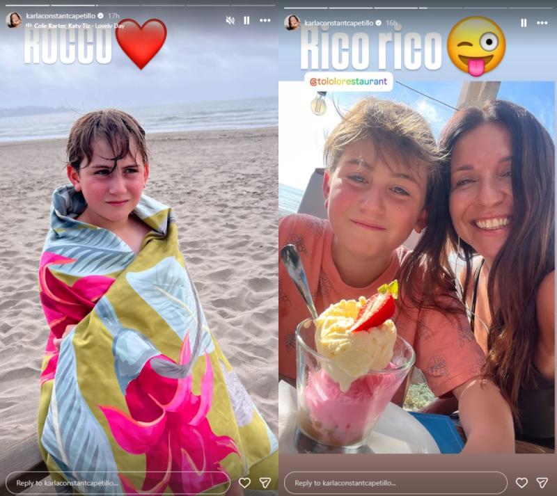 Karla Constant y sus hijos | Instagram