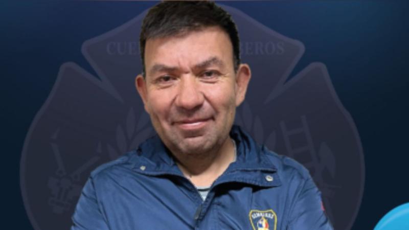 Luis Becerra Pino, bombero fallecido en Litueche