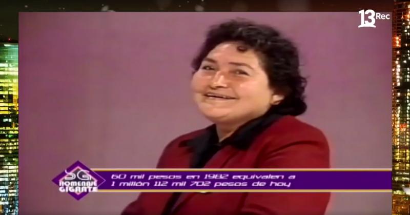 La mamá de Luis Jara en Sábados Gigantes