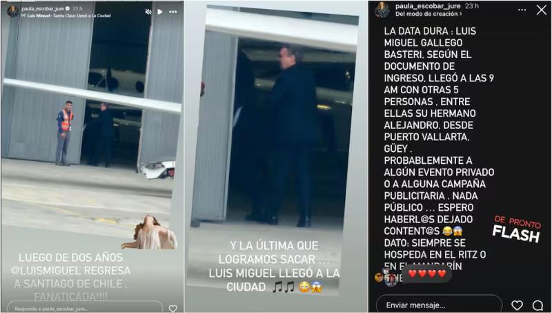 Información sobre Luis Miguel - Instagram Paula Escobar