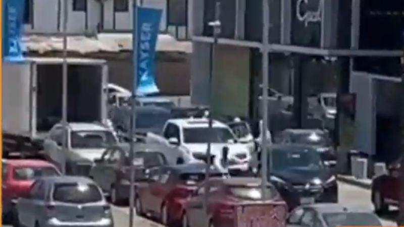 Violento robo en mall de Maipú