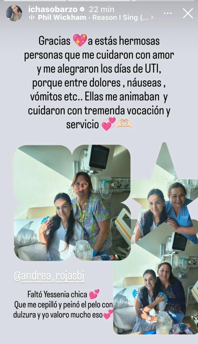 Las primeras imágenes de María Isabel Sobarzo tras accidente | Instagram