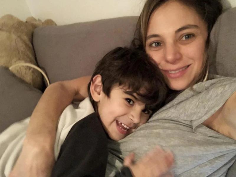 Mariana Derderián y su hijo | RRSS