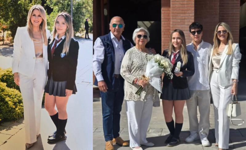 Michelle Adam junto a su hija Ignacia | Instagram