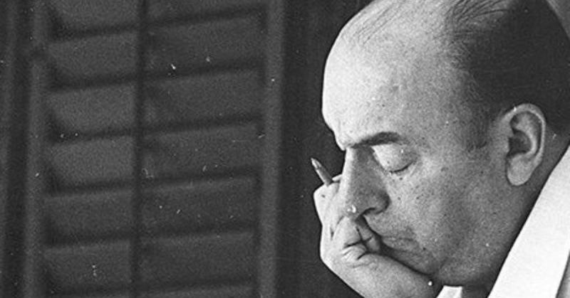 Pablo Neruda / Créditos: Instagram @fundacionneruda
