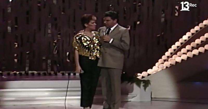 Patricia Maldonado en Sábados Gigantes, 1985