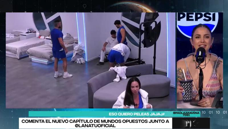 Evelyn se enojó con Samira y Chilota en Mundos Opuestos