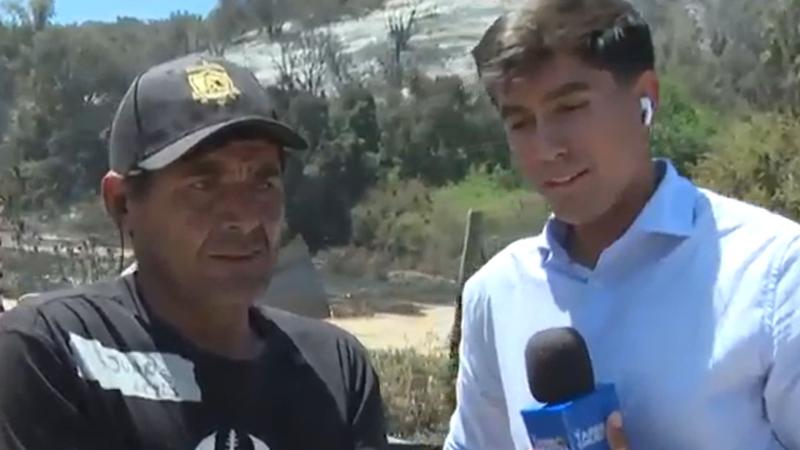 Afectado por incendio en San Pedro de Melipilla