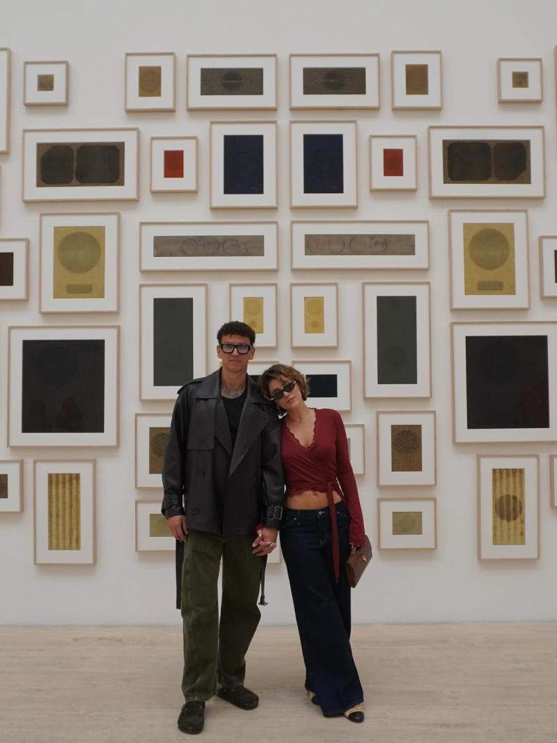 Igor Lichnovsky junto a Cassandra Sánchez-Navarro. - Créditos: Instagram