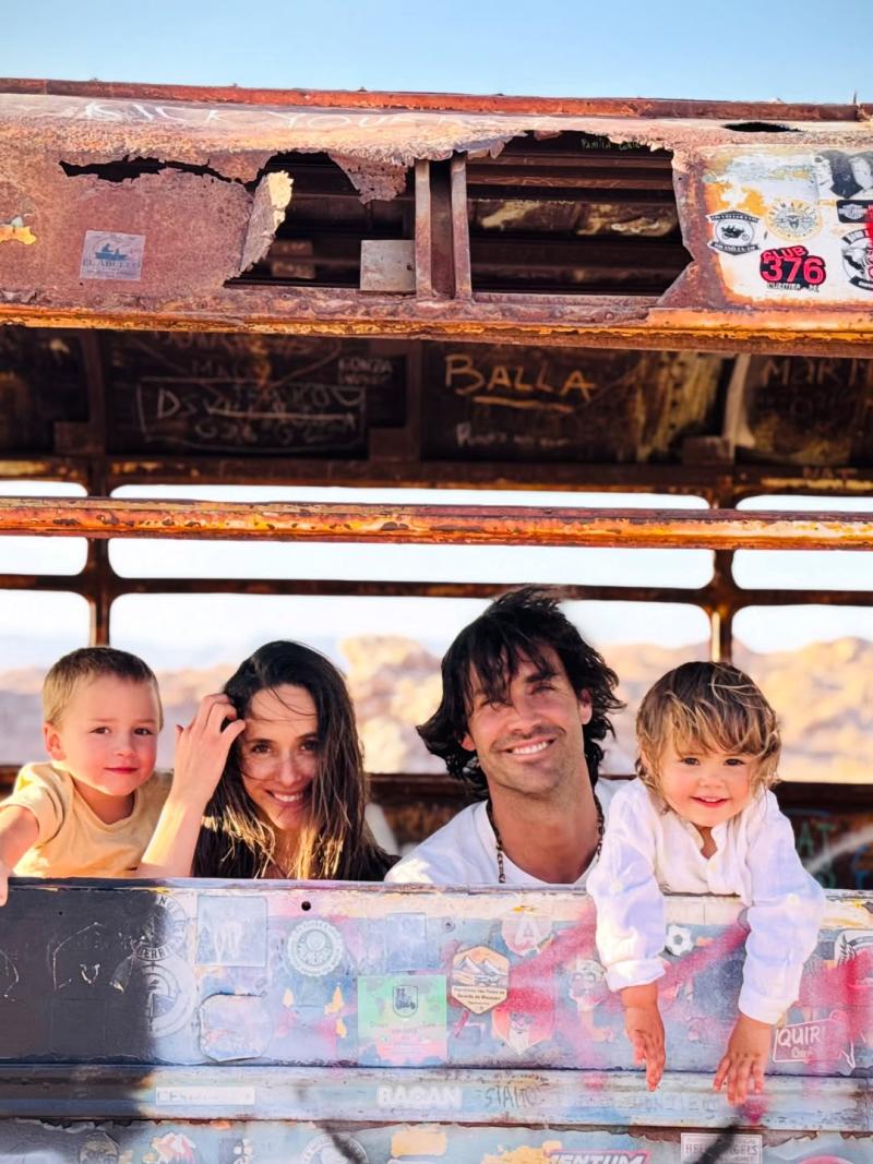 Matías Assler y sus hijos | Instagram